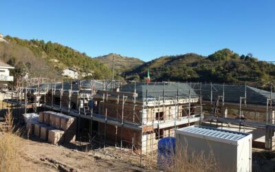 Vallevenere: qui i contorni della nuova villetta in costruzione sono ormai delineati