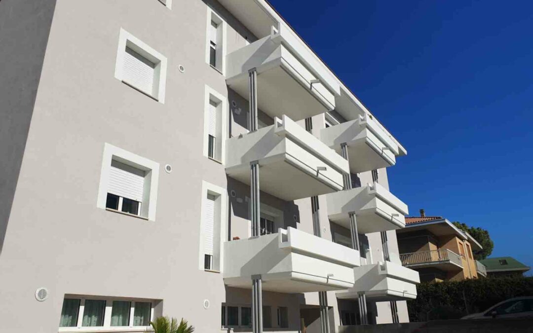 Folignano: altro cantiere riconsegnato con interventi di Superbonus 110 nel condominio in via Torsellini
