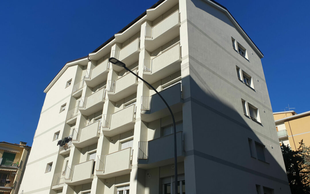 Piazza Immacolata: riconsegna  palazzo riqualificato con Superbonus 110