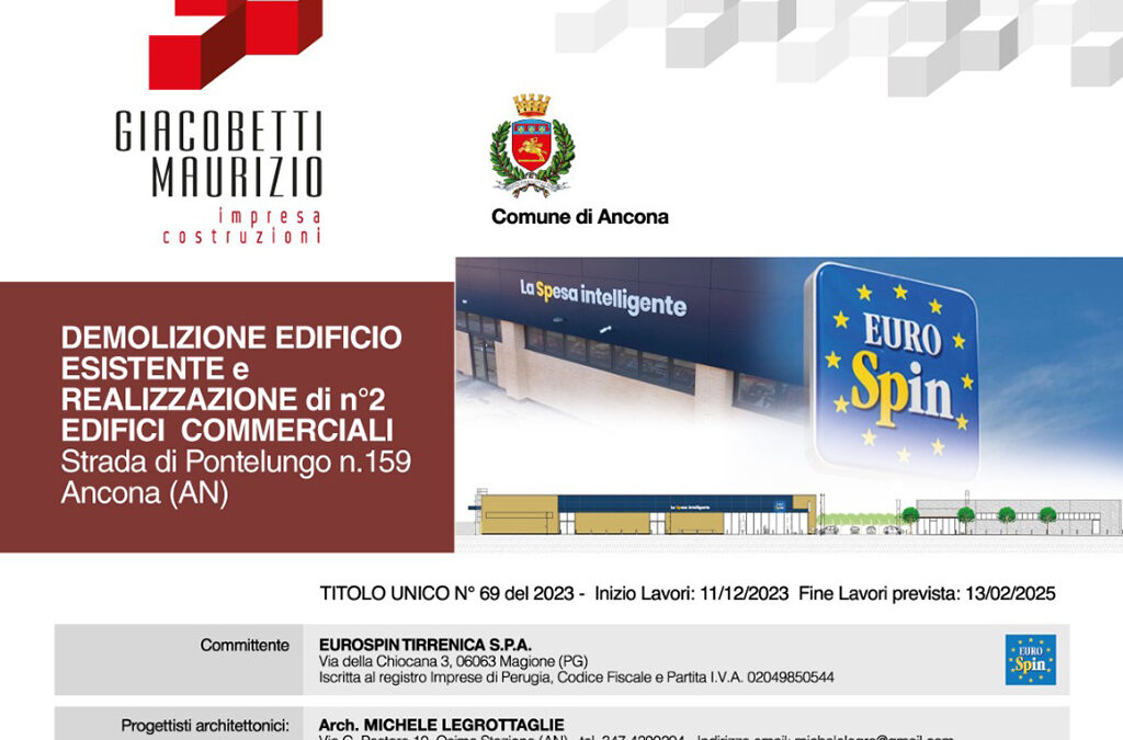 Nuovo Eurospin ad Ancona by Giacobetti Costruzioni!