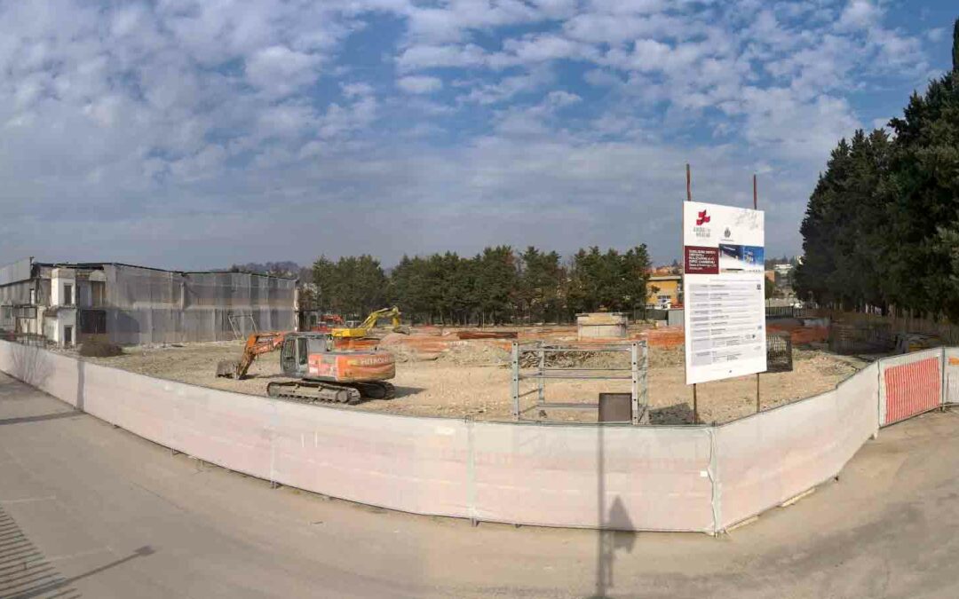 Nuovo cantiere ‘Eurospin’ di Ancona: terminata la demolizione del primo fabbricato